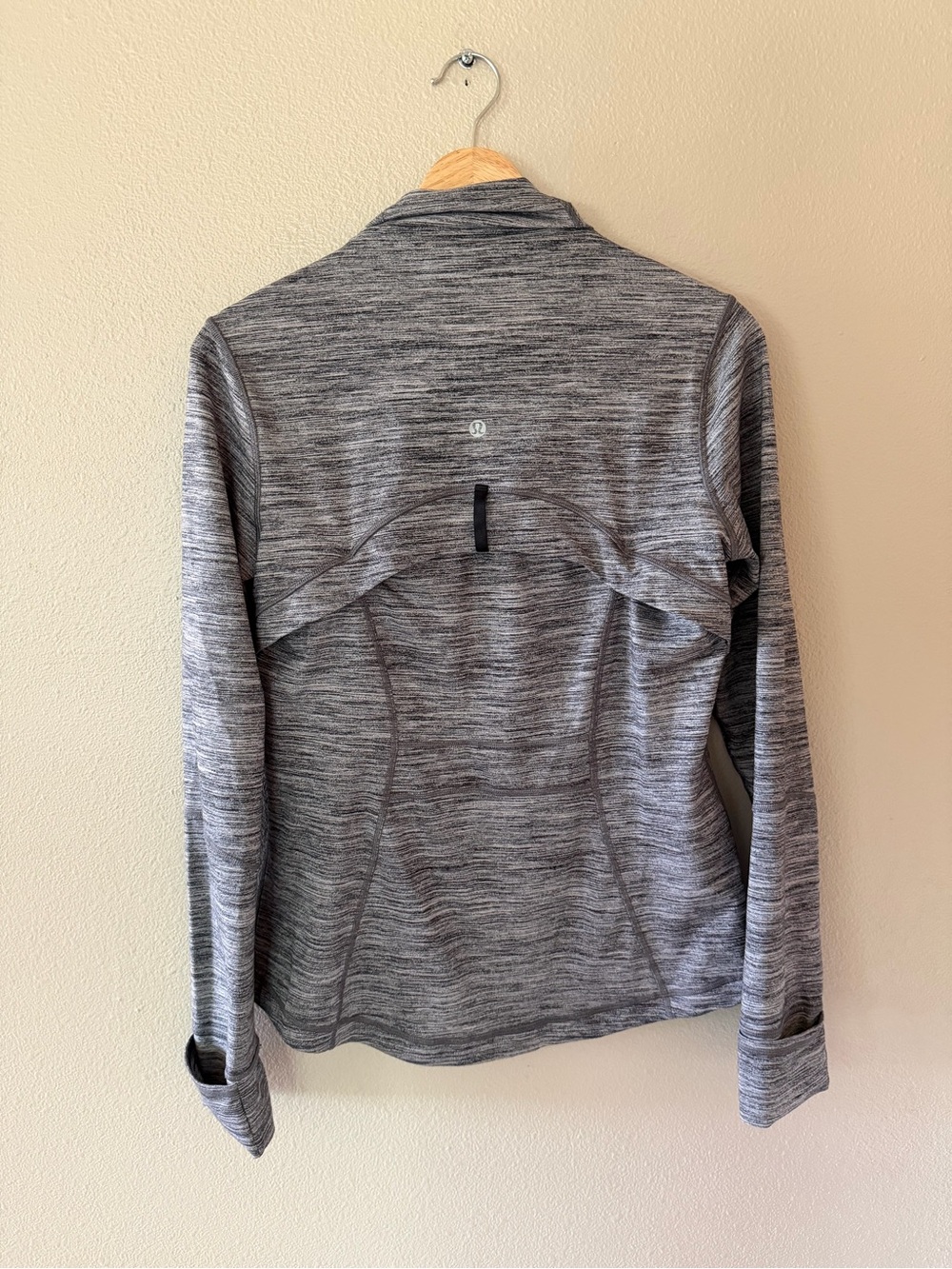 Lululemon Define Jacket Heather Grey Space Dye Athleisure Athletic Full Zip 10 - Picture 8 of 8